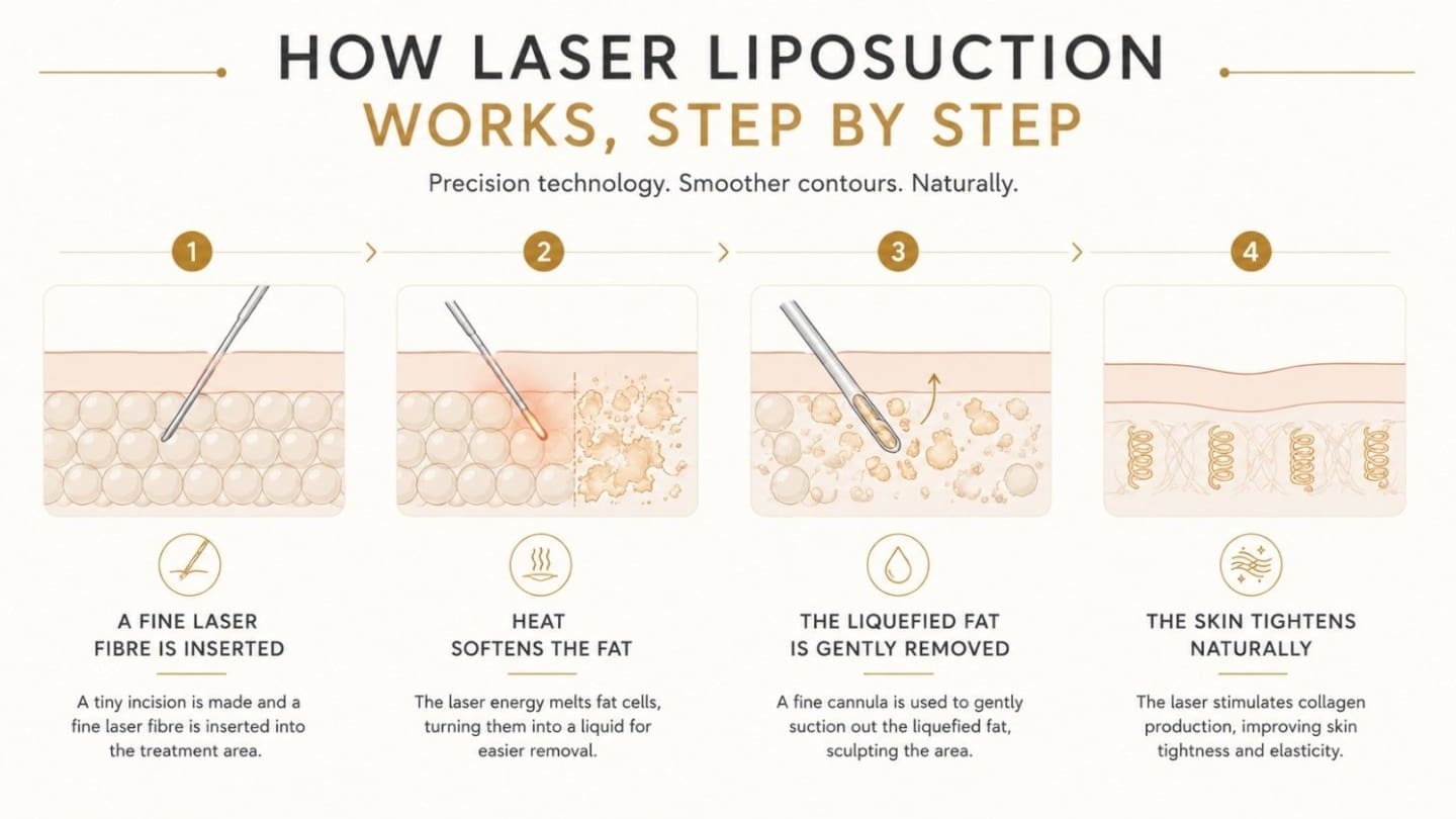How Laser Liposuction Works Step by Step - Dr Hass Clinic